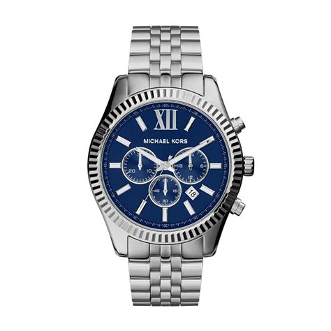 michael kors blue face watch mens|mike eps watches with bling.